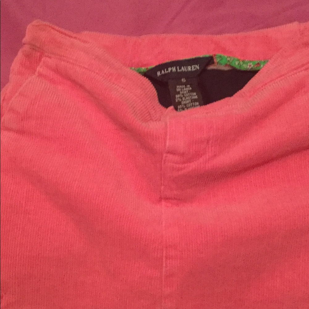 Ralph Lauren corduroy skirt with built in shorts